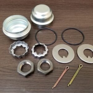 OEM 240Z Front Hub and Lock Nut Set