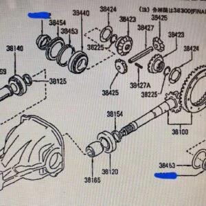 Alternative view of OEM R200 Differential Oil Seal 3 Piece Set
