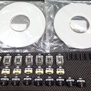 OEM AE86 3-door Quarter Window Glass Weather Strip Clips Spacers