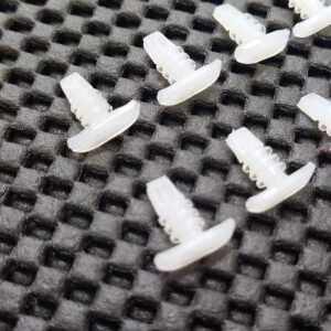 Alternative view of OEM AE86 Front Door Weather Strip Lower and Mounting Retainer Clip 16 Piece Set