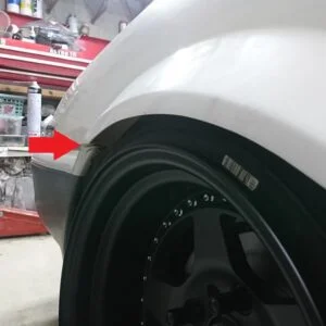 Alternative view of OEM AE86 Fender to Bumper Grommet/Screw Set