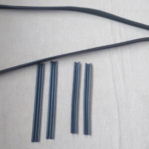 OEM AE86 Front Door Glass Run, Weather Strip, Left and Right Set