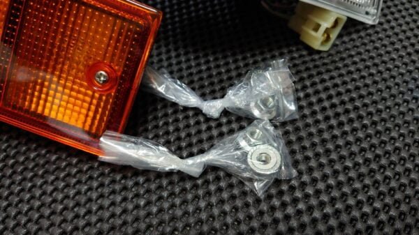 OEM AE86 Front Bumper Turn Signal Light Lamp Pair Trueno Kouki - Image 2