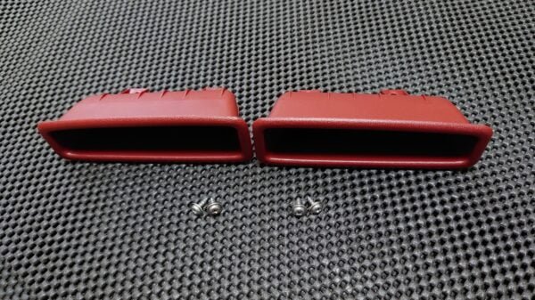 OEM AE86 Door Lining Armrest Pockets Pair Red