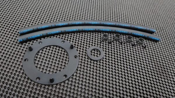 OEM AE86 Fuel Pump and Return Hose Set with (4) Hose Clamps and Gaskets
