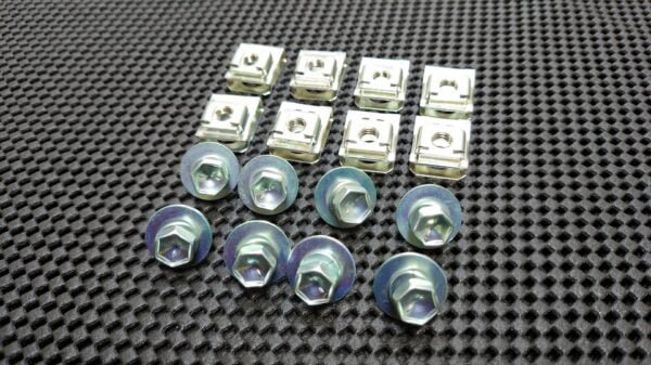 OEM AE86 Trueno Front Bumper Retainer/Bolt Set - Image 3