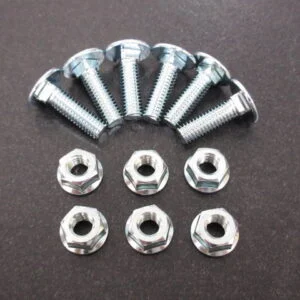 Sunny B110 Plated Bumper Bolts and Nut Set