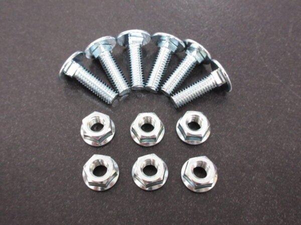 Sunny B110 Plated Bumper Bolts and Nut Set