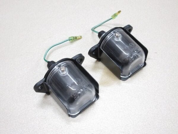 OEM Sunny B110 Coupe License Plate Light Set