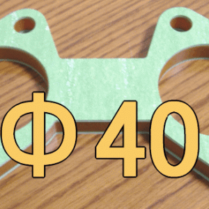 Carburetor to Manifold 40mm Diameter Insulator with Gaskets