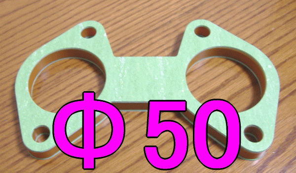 Carburetor to Manifold 50mm Diameter Insulator Gasket for WEBER /SOLEX 50mm