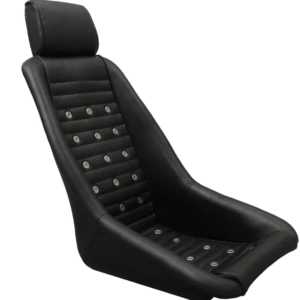 Reproduction Datsun Competition Bucket Seat Black with Headrest